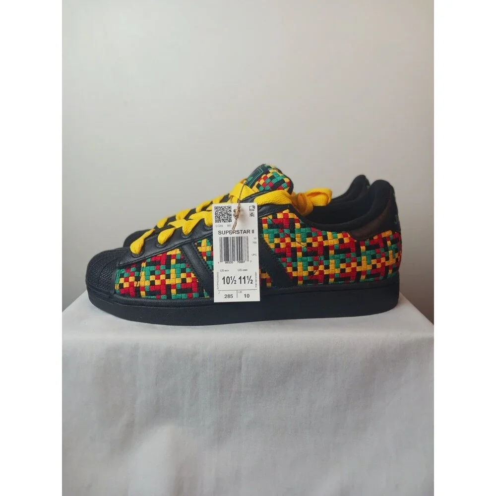 Bob Marley x adidas Superstar II Jamaica Sneakers Men's 10.5 IH9785